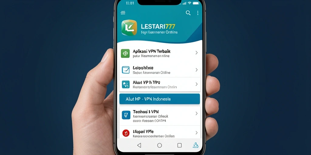 Tampilan antarmuka LESTARI777 yang intuitif dan mudah digunakan.